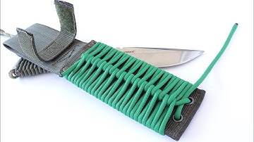 Quick Release Paracord Knife Sheath Wrap - Outdoor Wilderness Tips - CBYS Tutorial - How to Make