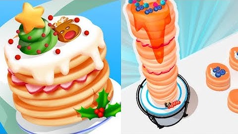 Pancake Run Game Max Level All Levels Walkthrough Gameplay iOS,Android