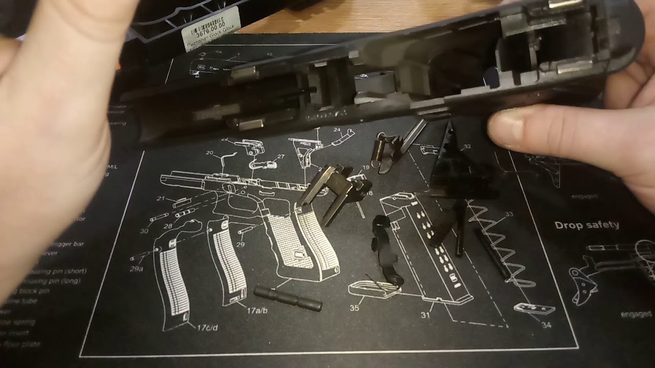 Glock разборка и нюансы (рамка).