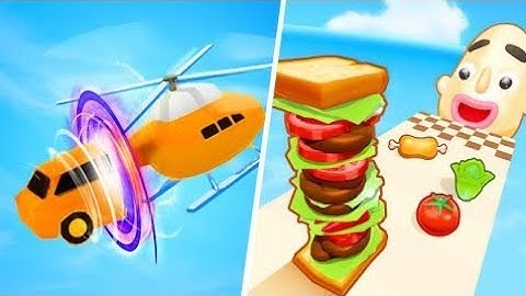 Shape shifting | Sandwich Runner - All Level Gameplay Android,iOS - MEGA NEW APK UPDATE