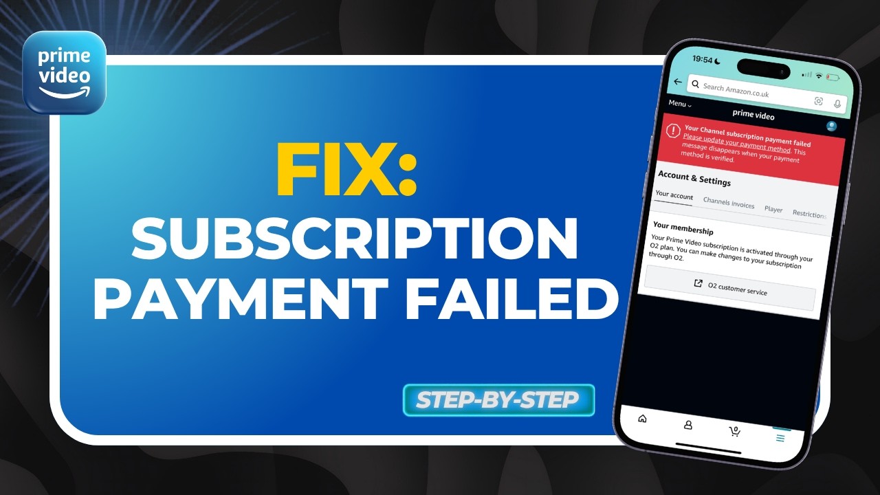 How to Fix Amazon Prime Subscription Failed 2026 (Payment Revision ...