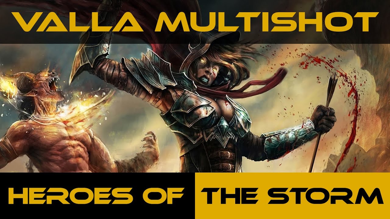 Heroes of the Storm - Valla Multishot Guide [Gameplay][Deutsch][HOTS][German]