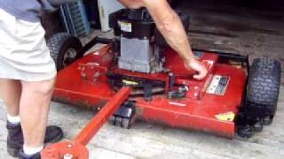 11.5 HP 44″ Electric Start Finish Cut Trail Mower STARTING SWISHER 44 TRAILMOWER