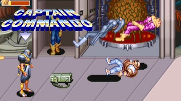 Captain Commando FULL Walkthrought ARCADE MAME With Ginzu (Gameplay Android)