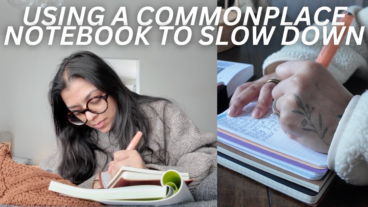 how I realistically use my commonplace notebook š