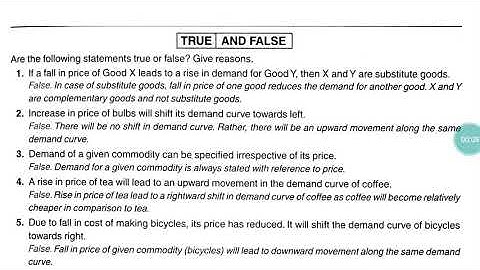 Chapter-3, Demand, 1-mark questions (1)