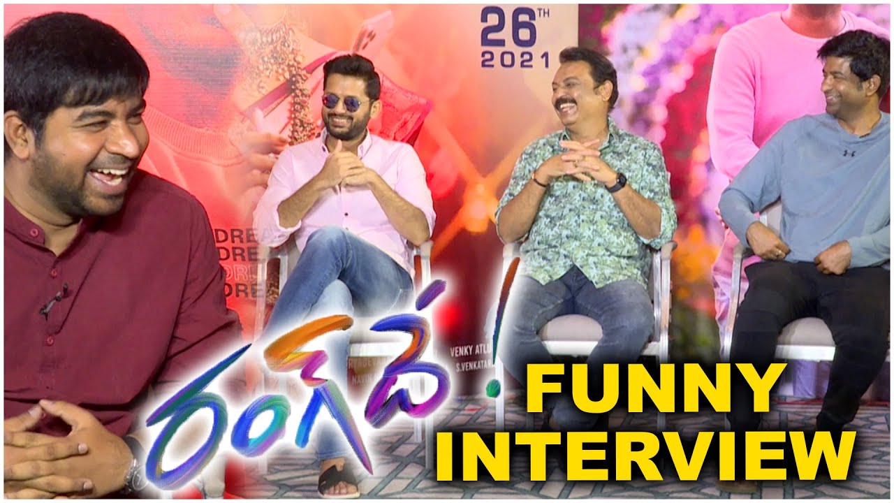 Rang De Team Funny Interview | Nithin | Keerthi Suresh | Vennela Kishore | TFPC