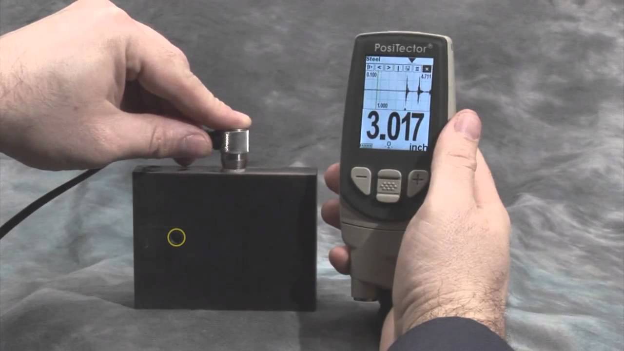 Utg Scan PosiTector UTG C3 Advanced with A-Scan - YouTube