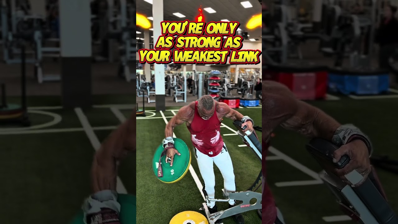 YOU’RE ONLY AS STRONG AS YOUR WEAKEST LINK #workout #motivation #muscle
