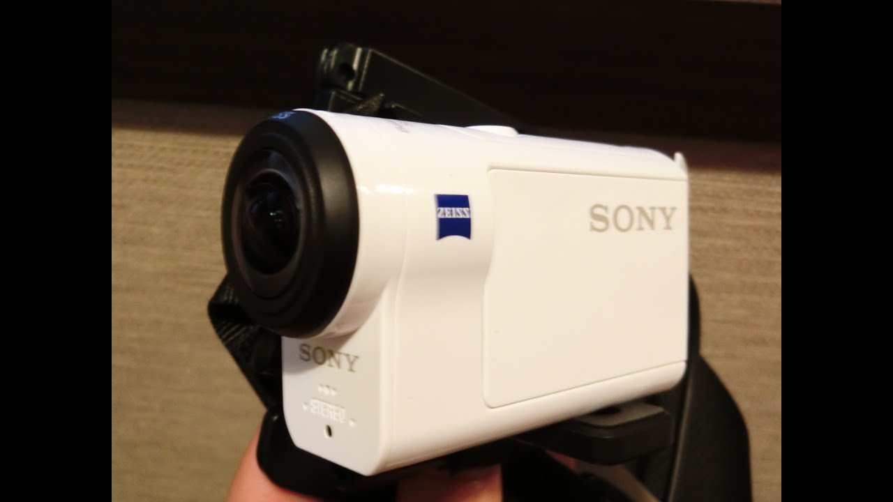 SONY HDR-AS300 アクションカム初 空間手ぶれ補正を試す Action cam image atabilization - YouTube