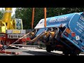 15.06.2023 - VN24 - Tankzug-Anhänger kippt auf A46 bei Iserlohn - Kran half bei Bergung