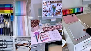 Desk/Office Cleaning & Organizing ✨ TikTok Asmr Compilation 