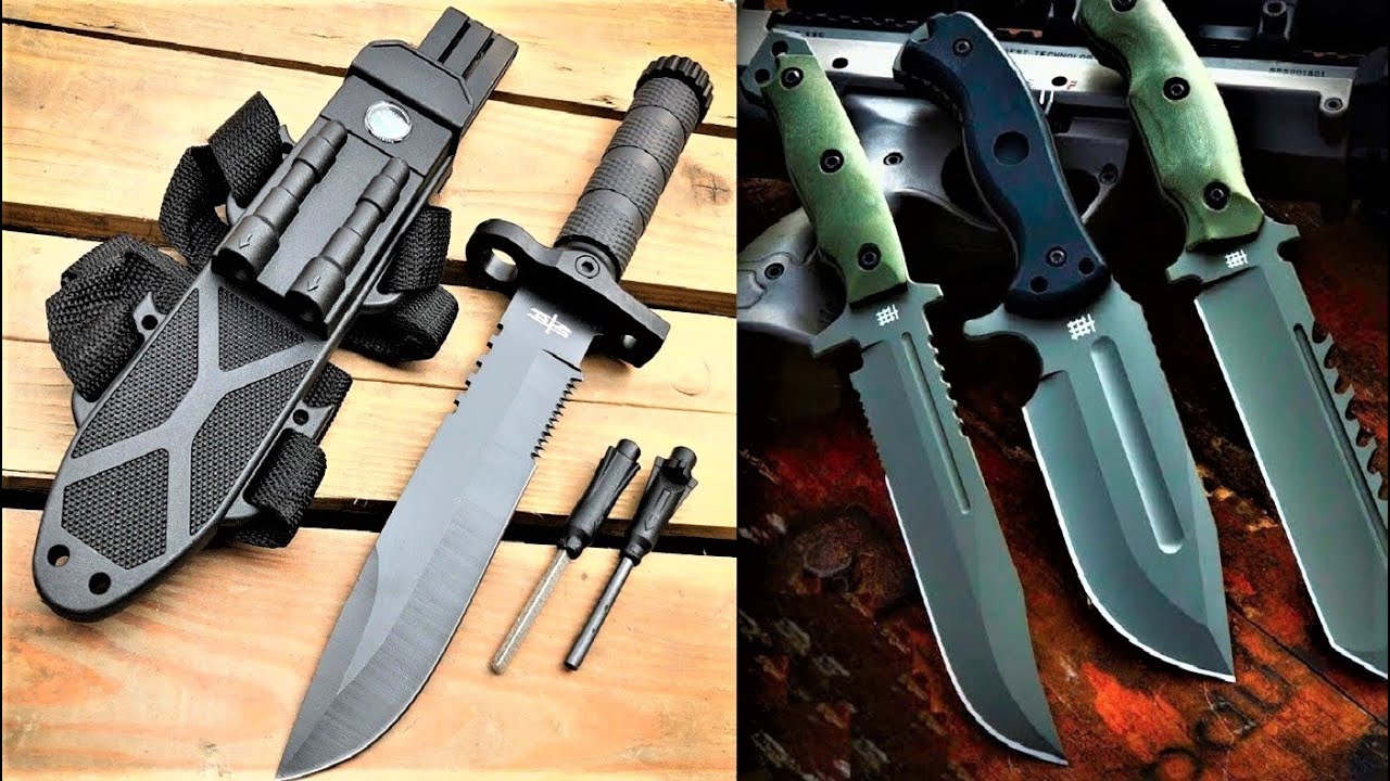 Top 10 Ultimate Military Tactical Knives 2023 YouTube