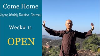 Week# 11 - OPEN | Come Home Qigong Routine Journey