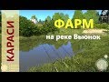 Русская рыбалка 4 - река Вьюнок - Фарм карасей #3