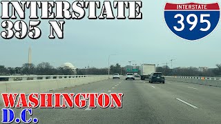 I-395 North - Washington - DC - 4K Highway Drive