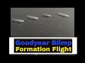 GOODYEAR BLIMP FLEET FLIES IN FORMATION    GORDON BENNETT BALLOON RACE  XD95715