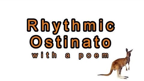 Music Lesson: Performing a poem whilst doing a rhythmic ostinato - Sing! Step! Grow!