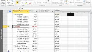 Project 2010 Tutorial Monitoring Resource Allocation Microsoft Training Lesson 10.1