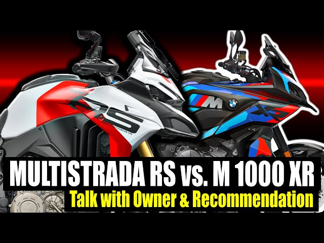 Watch Before You Buy: Ducati Multistrada V4 RS vs  BMW M 1000 XR: Owner Discussion After Riding class=