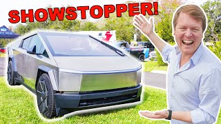 When a Tesla Cybertruck Steals the Limelight!