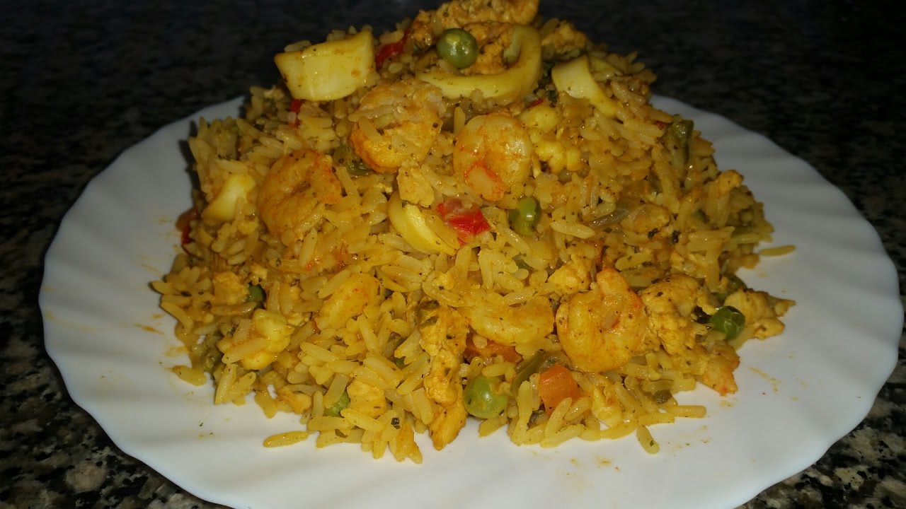 طبق البايلا - Paella سهل و لذيذ !