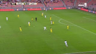 مؤمن زكريا يتألق ويسجل هدفين في أول مباراة له مع الأهلي السعودي في شباك العروبة