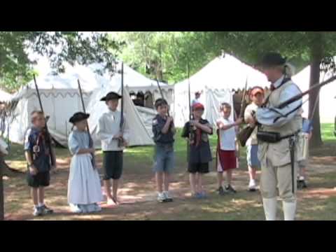 Huck's Defeat--Militia Drill