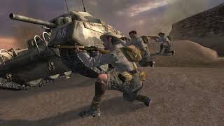 Call Of Duty 2 - Battle Of El Daba - Cinematic NPC Wars