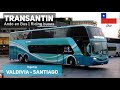 Viaje TRANSANTIN VALDIVIA - SANTIAGO en BUSSCAR PANORÂMICO DD Scania BYFD49 | Ando en Bus