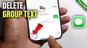 How To Delete Group Text On iPhone