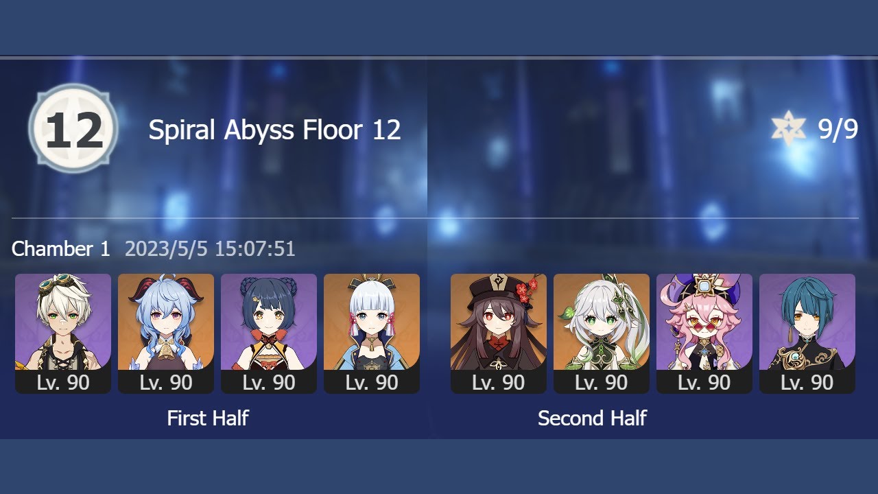 Spiral Abyss 3.6 Floor 12 36* (artifacts in description) YouTube