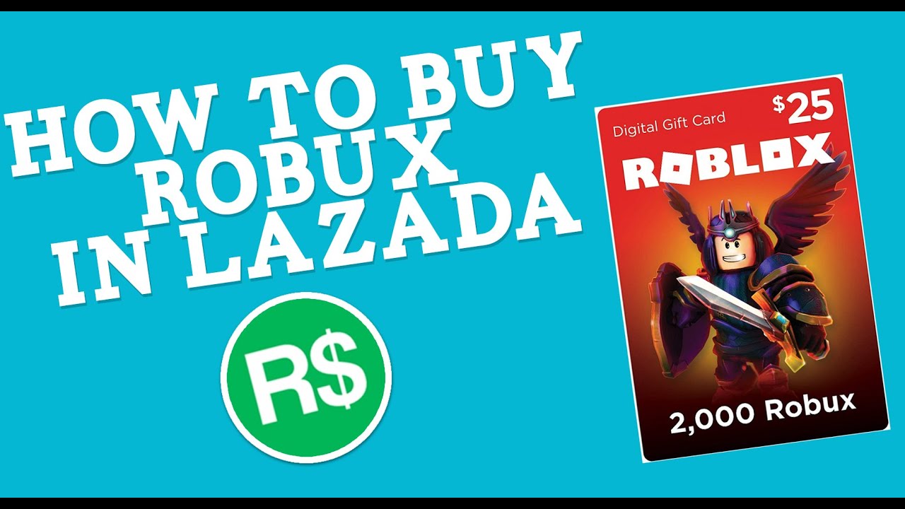 How To Buy Robux In Lazada Philippines 2019 Youtube