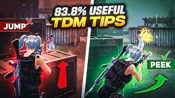 HOW TO BE A HARDCORE TDM PLAYER IN BGMI 🔥 TIPS AND TRICKS | BGMI |