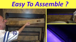 Durable Bed Frame? Furnulem Platform Bed With Led Lights Easy To Assemble ? Review