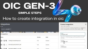 How to create simple integration in Oracle integration Cloud #OracleIntegrationCloud #oracle #oic