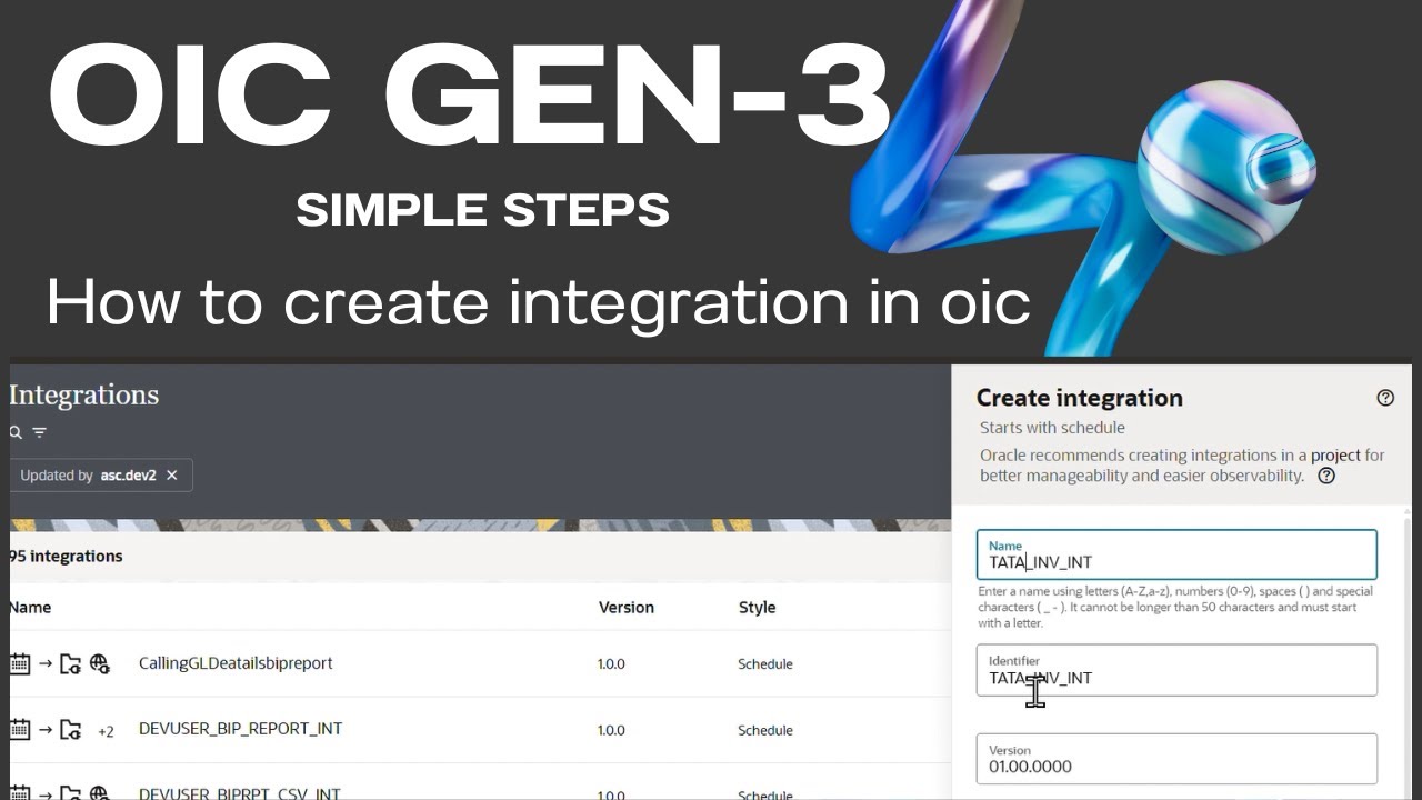 How to create simple integration in Oracle integration Cloud # ...