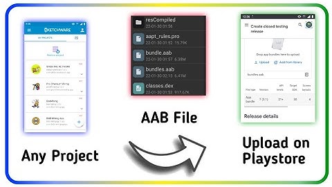 How to create AAB file of any Sketchware Project & Upload on playstore