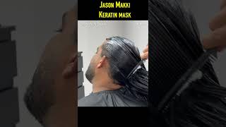 Men’s Hairstyle Transformation - Hair straightening Treatment Jason Makki #curlyhair #beauty #dubai