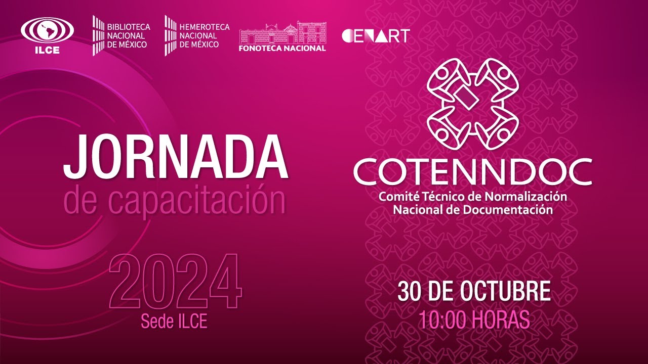 Jornadas 2024 - Sede ILCE - YouTube