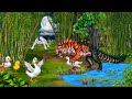 কুমির ভূত ও হাঁস | হায়রা ভূত | Fox Cartoon | Go Bhuter Cartoon | Hayra | হাঁসের কার্টুন