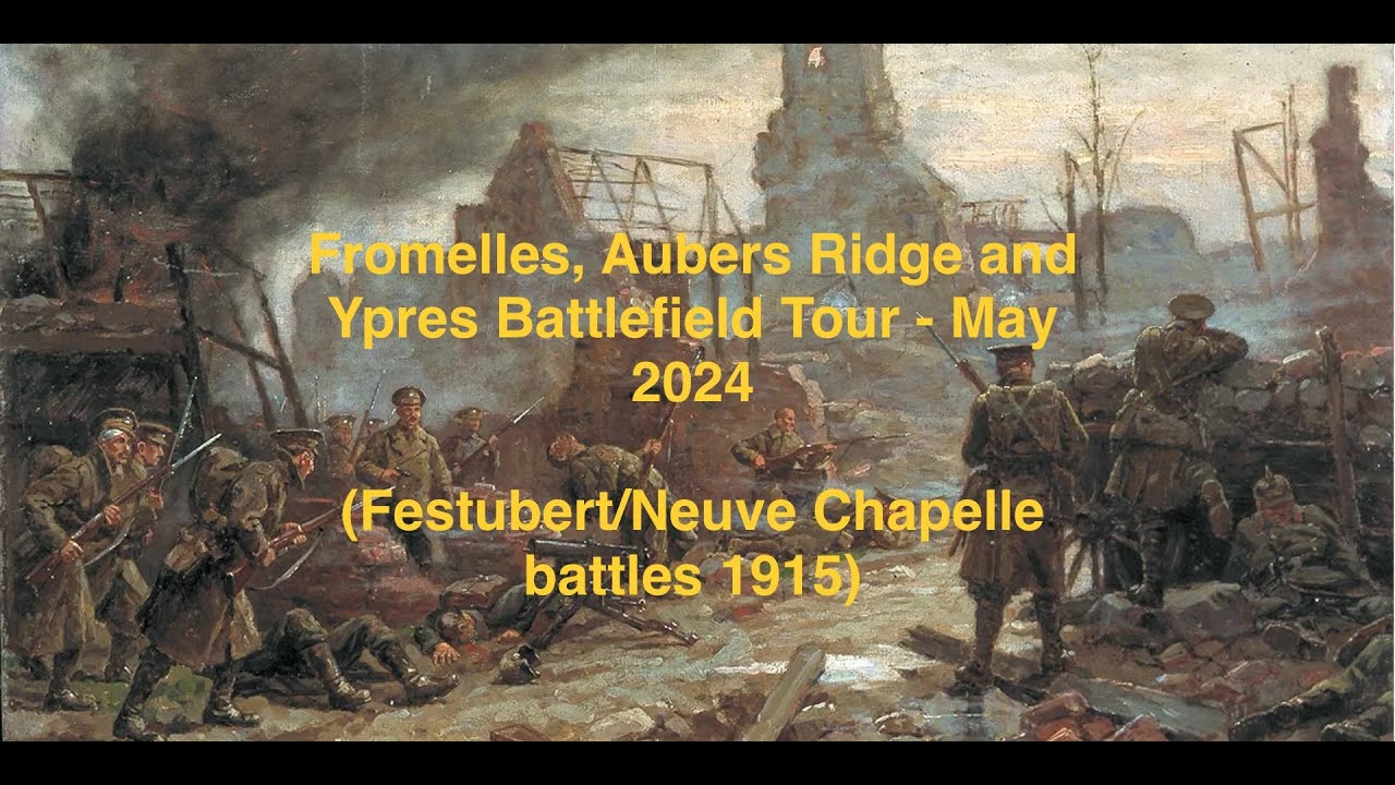 Fromelles, Aubers Ridge and Ypres Battlefield Tour May 24 - Part 2 ...