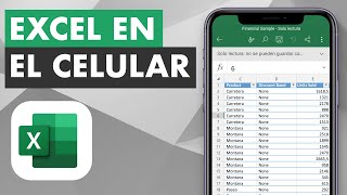 Cómo usar EXCEL EN EL CELULAR  Abrir y Crear Planillas | Android y iPhone