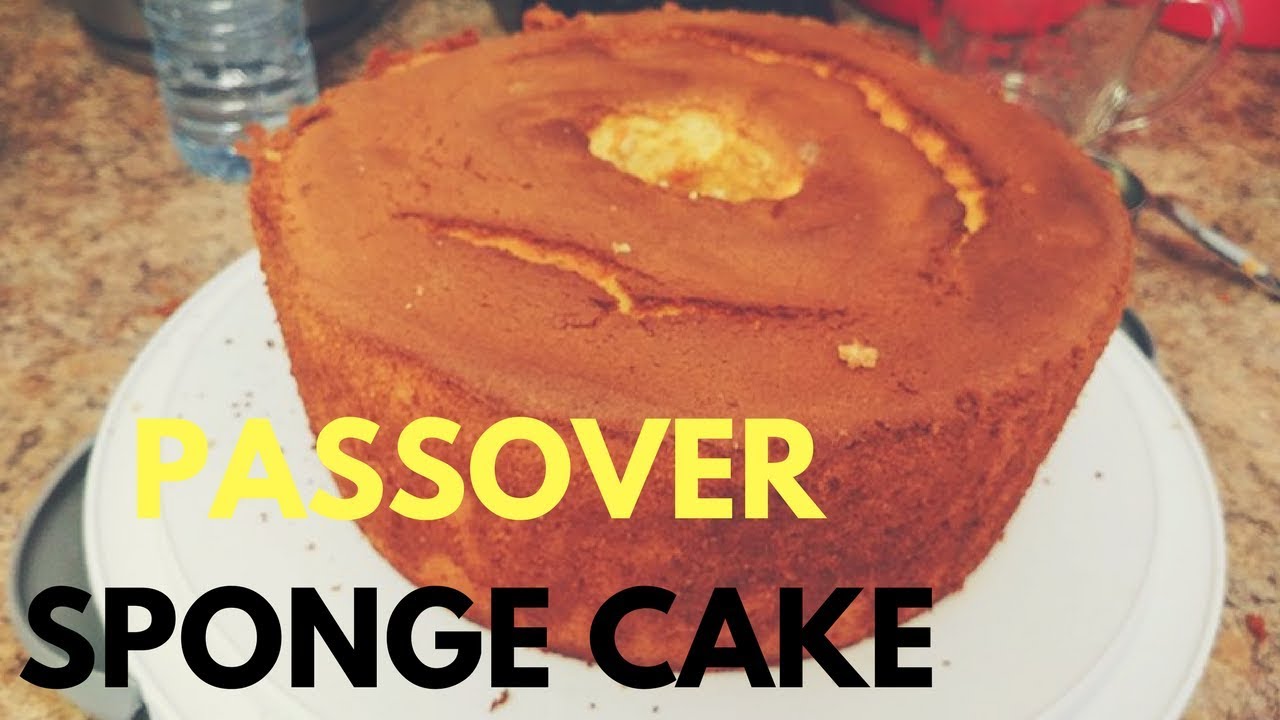 Passover Sponge Cake Recipe Video Risa Weiner Youtube