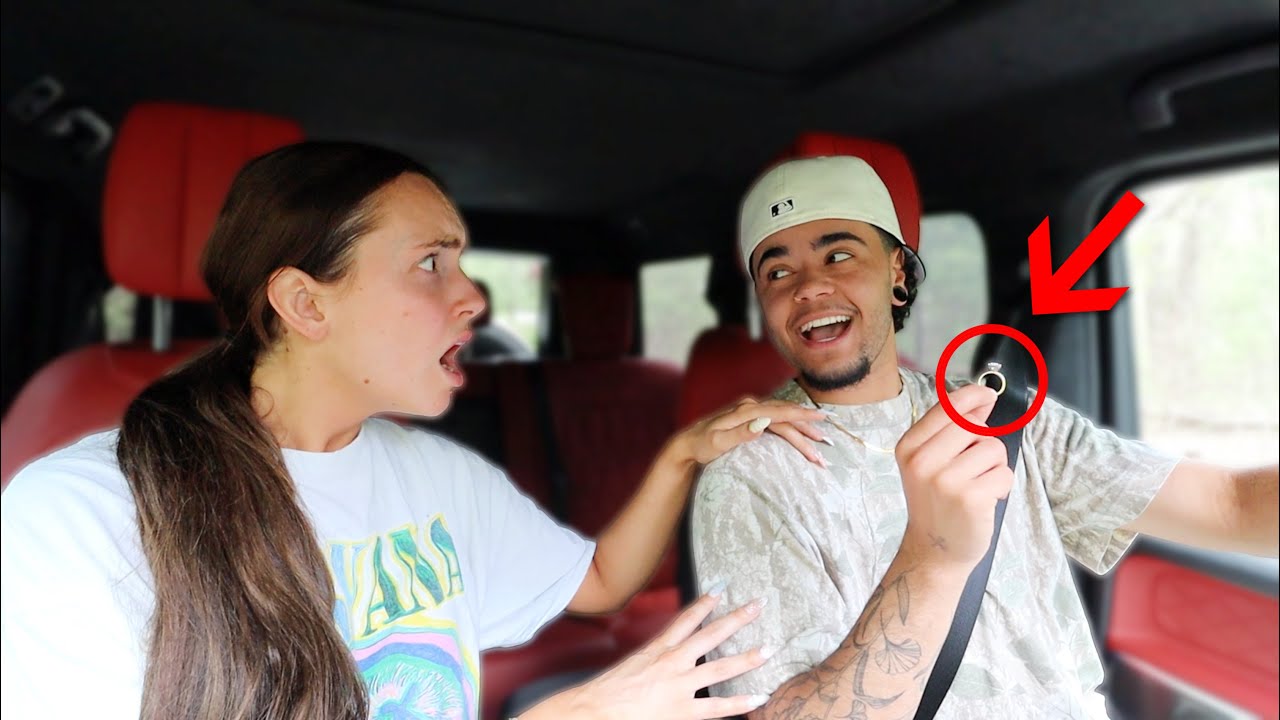 STARTING AN ARGUMENT THEN THROWING HER ENGAGEMENT RING OUT THE WINDOW..