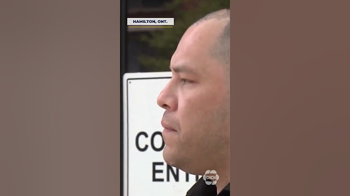 Hamilton police officer Brian Wren makes first appearance before disciplinary hearing #shorts