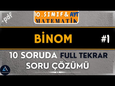 10. Sınıf Binom Soru Çözümü ve Full Tekrar