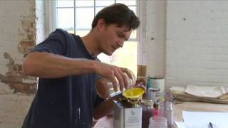 Expressionist Portrait Painting: Reusing Turpentine
