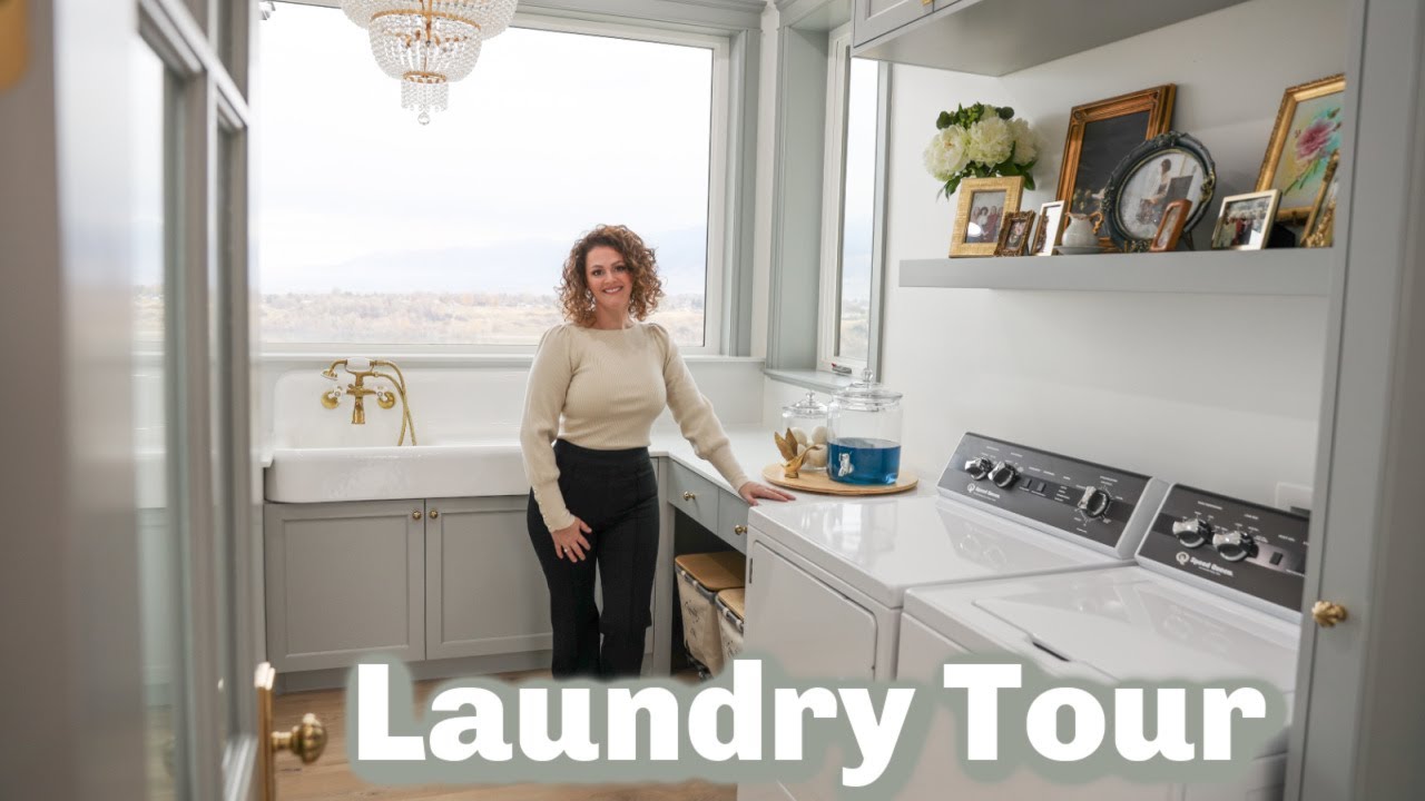 Laundry Room Reveal! Episode 35 - Custom Home Build - YouTube