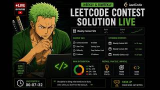 🚀 LIVE NOW | LeetCode Weekly Contest 509 Solutions 🔥